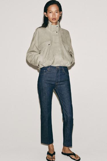 ZW COLLECTION MID-WAIST BOOTCUT JEANS - Mid-blue by Zara