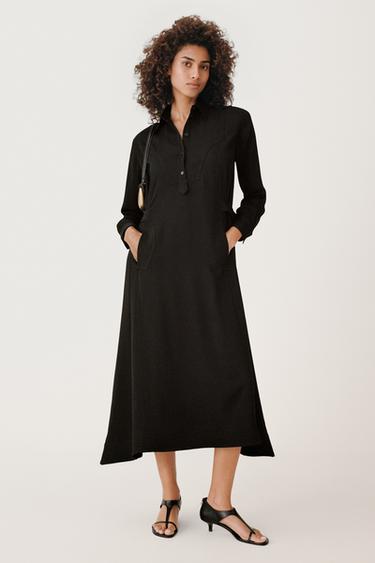 BELTED SHIRT DRESS 50TH ANNIVERSARY - Black by Zara