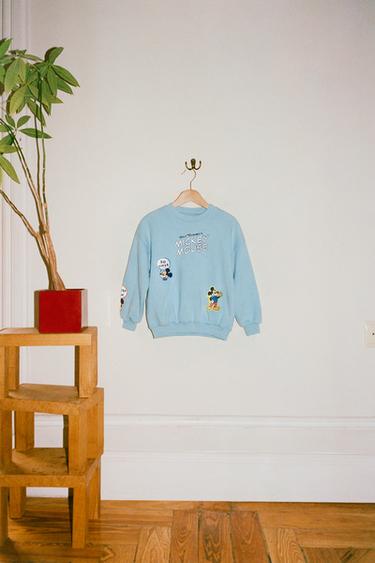 MICKEY MOUSE © DISNEY SWEATSHIRT - Faded blue by Zara