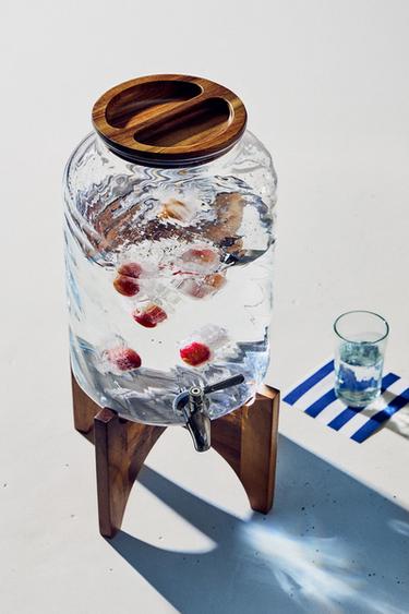 ACRYLIC WOODEN DISPENSER - Transparent by Zara