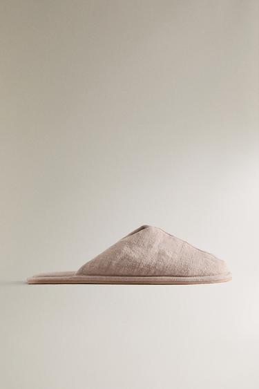 RAMIE MULE SLIPPERS - Taupe Grey by Zara