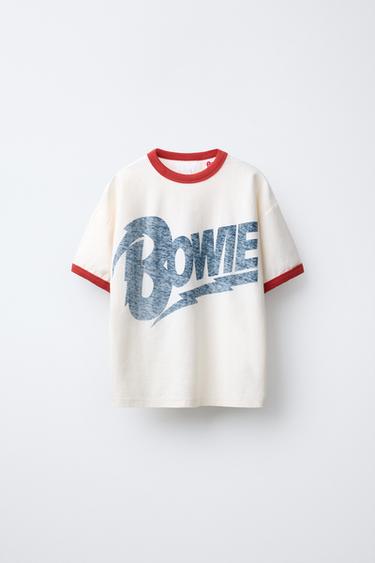 BOWIE™ PRINT T-SHIRT - Ecru by Zara - Image 0