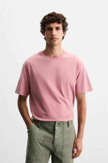 FADED T-SHIRT - Salmon by Zara