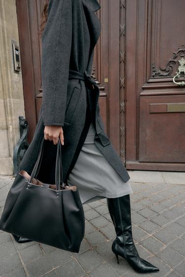 LARGE TOTE BAG - Black by Zara - Image 0