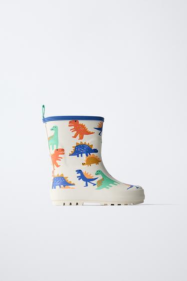 DINOSAUR WELLIES - White by Zara