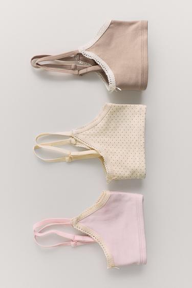 AGES 9-14 / THREE-PACK OF POLKA DOT TOPS - Multicoloured by Zara