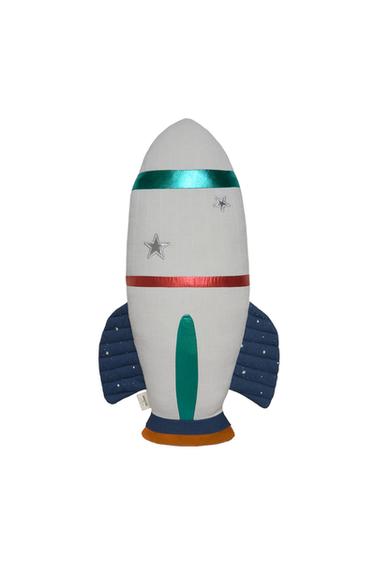 CHILDREN'S ROCKET CUSHION - Multicoloured by Zara