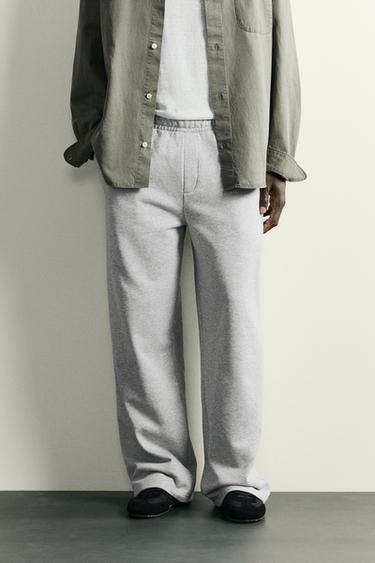 BASIC RELAXED FIT JOGGERS - Grey marl by Zara
