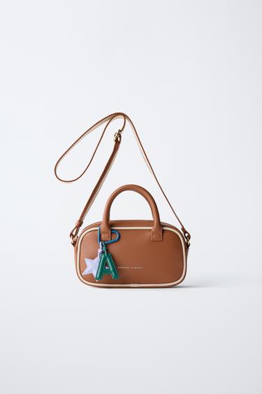 CHARM CROSSBODY BAG - Brown by Zara