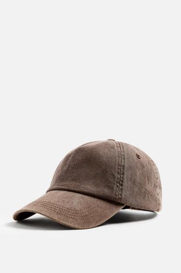 WASHED CAP - Brown by Zara