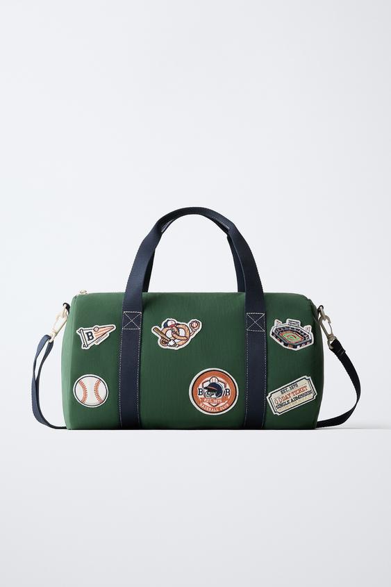 PATCH BOWLING BAG - Green by Zara - Image 0