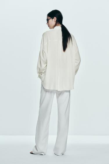 OVERSIZED SHIRT - White by Zara