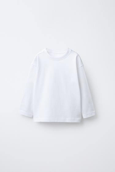 PLAIN MEDIUM WEIGHT T-SHIRT - White by Zara