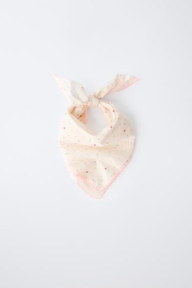 NEON FLORAL BANDANA - Ecru by Zara