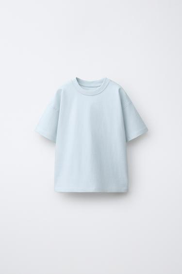 PLAIN T-SHIRT - Light blue by Zara
