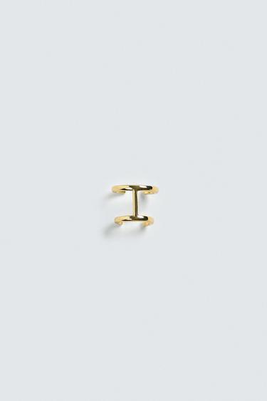 DOUBLE EAR CUFF EARRING - Gold by Zara - Image 0