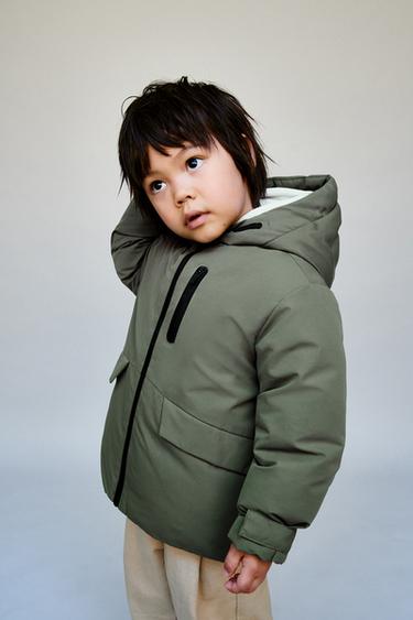 WATER-REPELLENT PARKA - Khaki by Zara