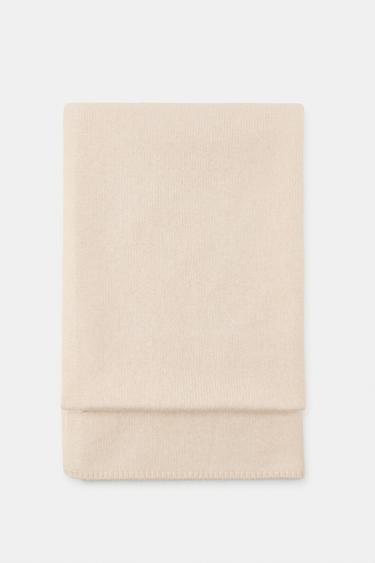 BASIC SCARF - Cream by Zara