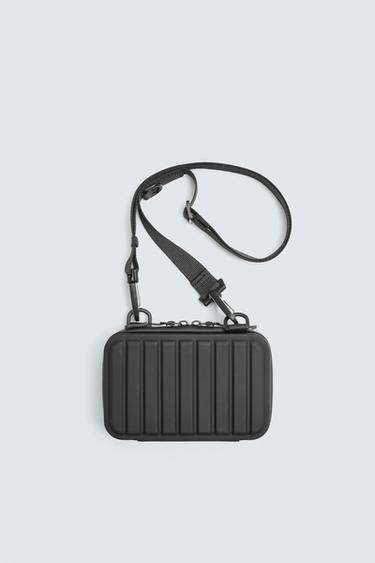 RIGID CROSSBODY BAG - Black by Zara
