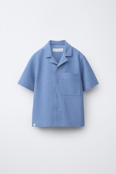 RUSTIC BOWLING SHIRT - Blue by Zara