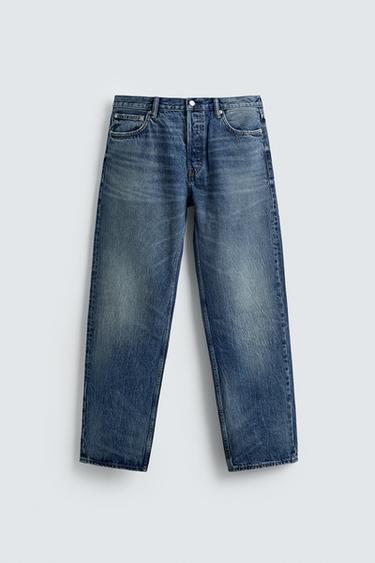 STRAIGHT FIT JEANS - Blue by Zara