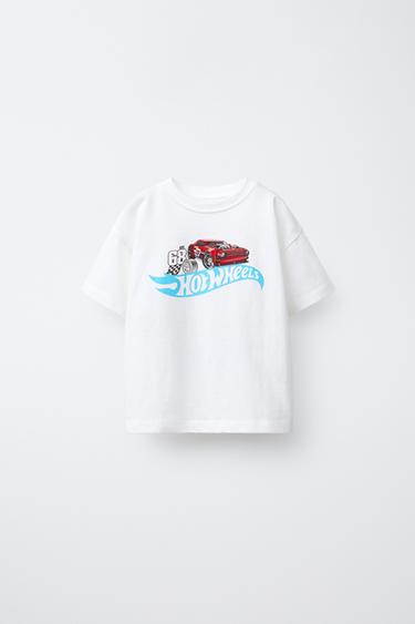 HOT WHEELS ™ MATTEL PRINT T-SHIRT - Oyster-white by Zara - Image 0