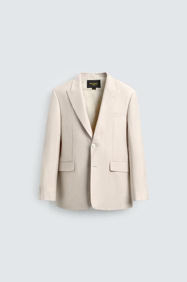 SUIT BLAZER BOBBY GILLESPIE X ZARA - Ecru by Zara