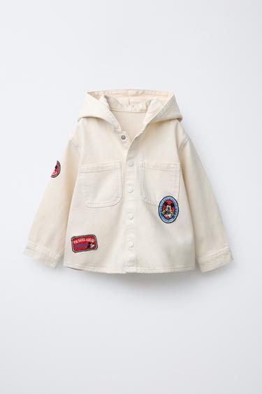 MICKEY MOUSE © DISNEY TWILL PATCH OVERSHIRT - Ecru by Zara