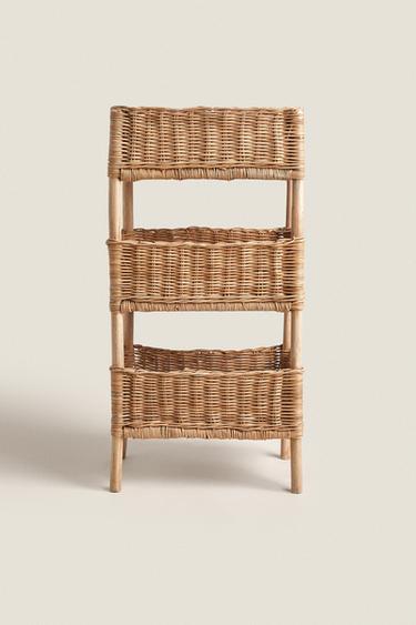 RATTAN STORAGE RACK - Light beige by Zara - Image 0