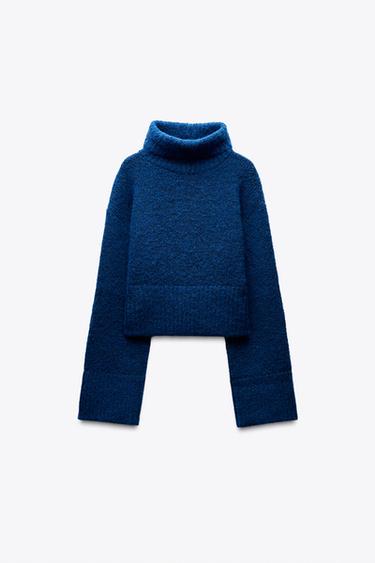 SOFT KNIT SWEATER - Bluish by Zara