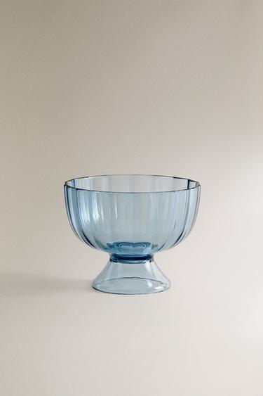 COLOURED ACRYLIC ICE CREAM CUP - Blue by Zara - Image 0
