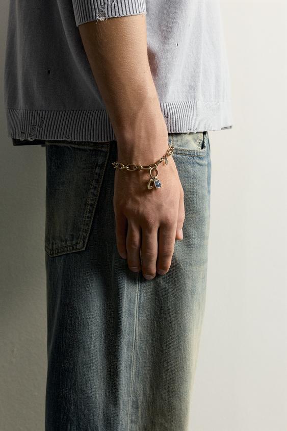 METAL CHARM BRACELET - Multicoloured by Zara - Image 0