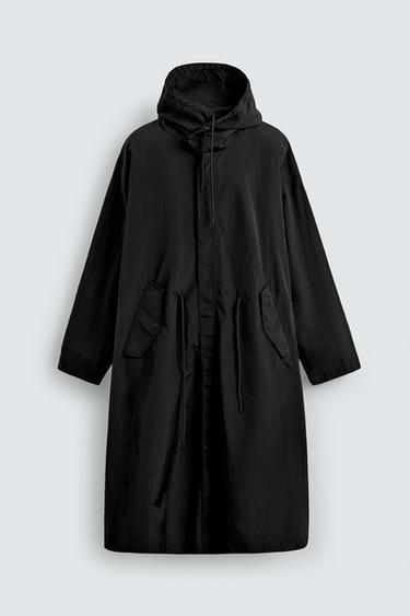 OVERSIZE FIT PARKA - Black by Zara