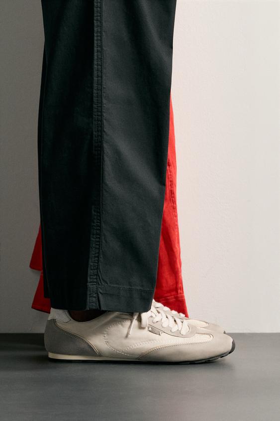RETRO STYLE TRAINERS - White by Zara - Image 0