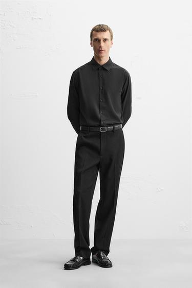 STRETCH SHIRT - Black by Zara