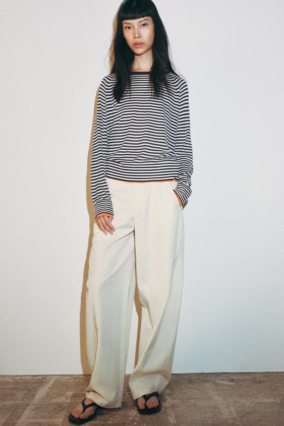 DOUBLE KNIT JUMPER - striped by Zara - Image 0