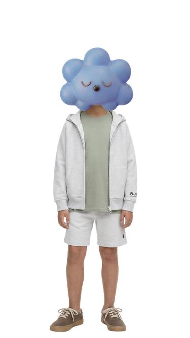 PLUSH ZIP-UP HOODIE - Grey marl by Zara