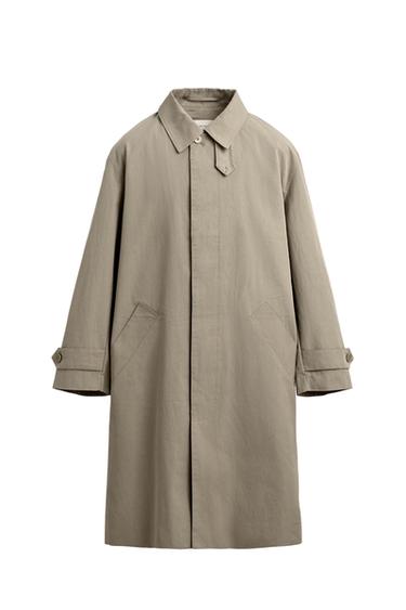 WATER-REPELLENT TRENCH COAT - Light beige by Zara