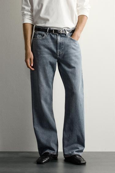 LOOSE FIT JEANS - Faded blue by Zara