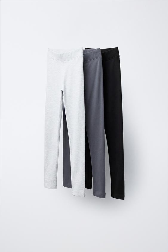 THREE-PACK OF PLAIN LEGGINGS - Various by Zara - Image 0
