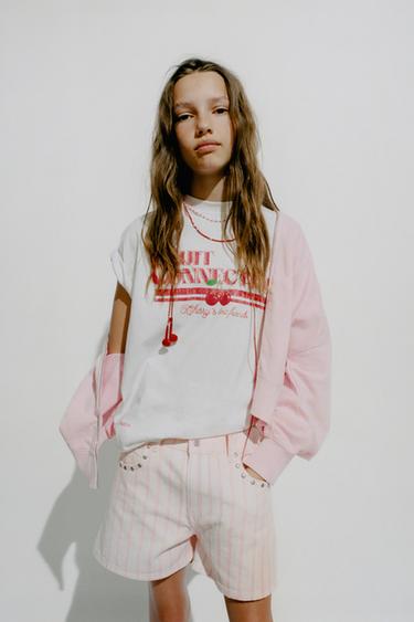 FRUIT PRINT T-SHIRT - White by Zara