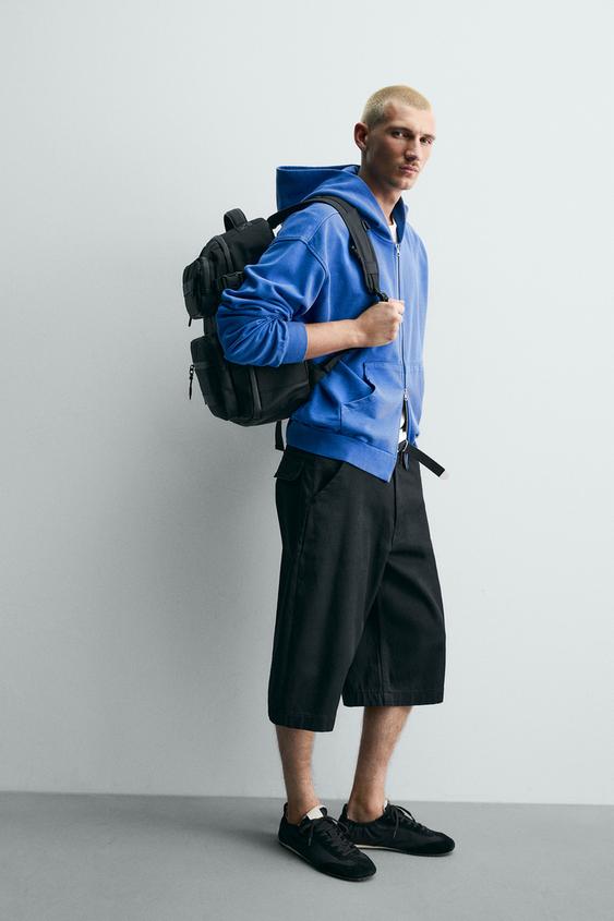 MULTI-POCKET TECHNICAL BACKPACK - Black by Zara - Image 0