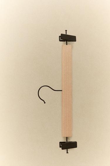 WOODEN SKIRT HANGER (SET OF 3) - Light beige by Zara