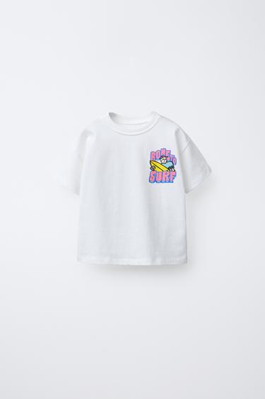 SURF PRINTED T-SHIRT - White by Zara - Image 0