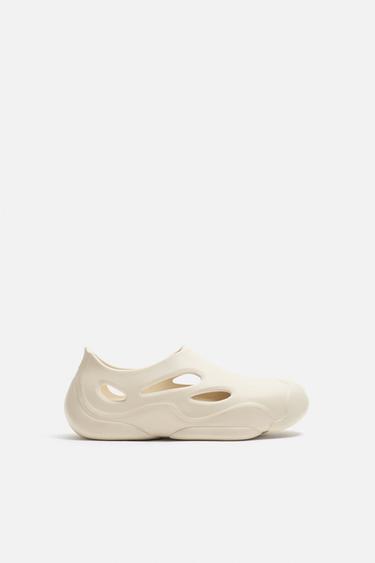 CHUNKY CLOGS - Bone White by Zara