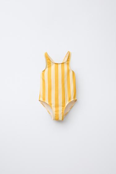 STRIPED CASA LAWA © X ZARA KIDS SWIMSUIT - Yellow by Zara - Image 0