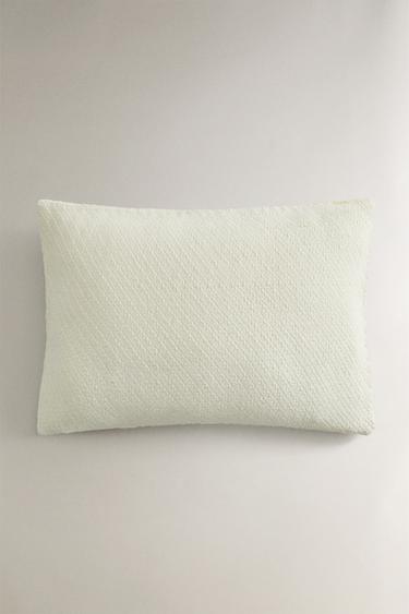 JUTE CUSHION COVER - Ecru by Zara - Image 0