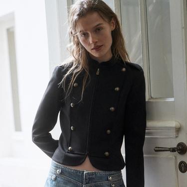 FITTED BLAZER WITH BUTTONS - Black by Zara