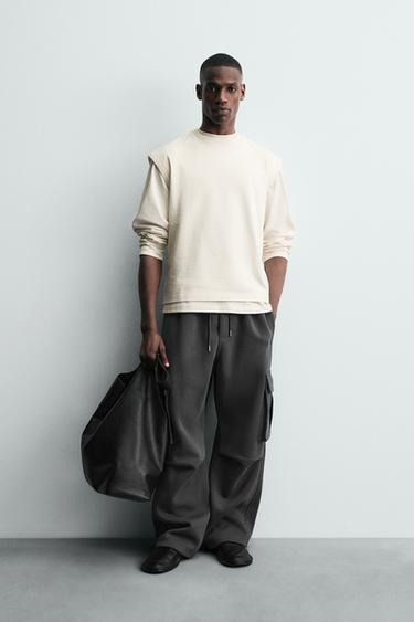 NEOPRENE EFFECT TANK TOP - Oyster-white by Zara - Image 0