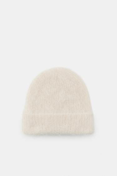 ALPACA BEANIE FROM THE SKI COLLECTION - Ecru by Zara